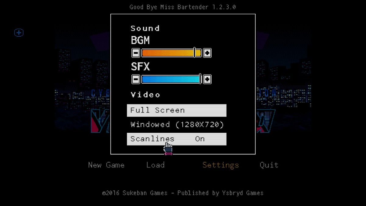 Va-11 Hall-A screenshot 2 for Nintendo Switch